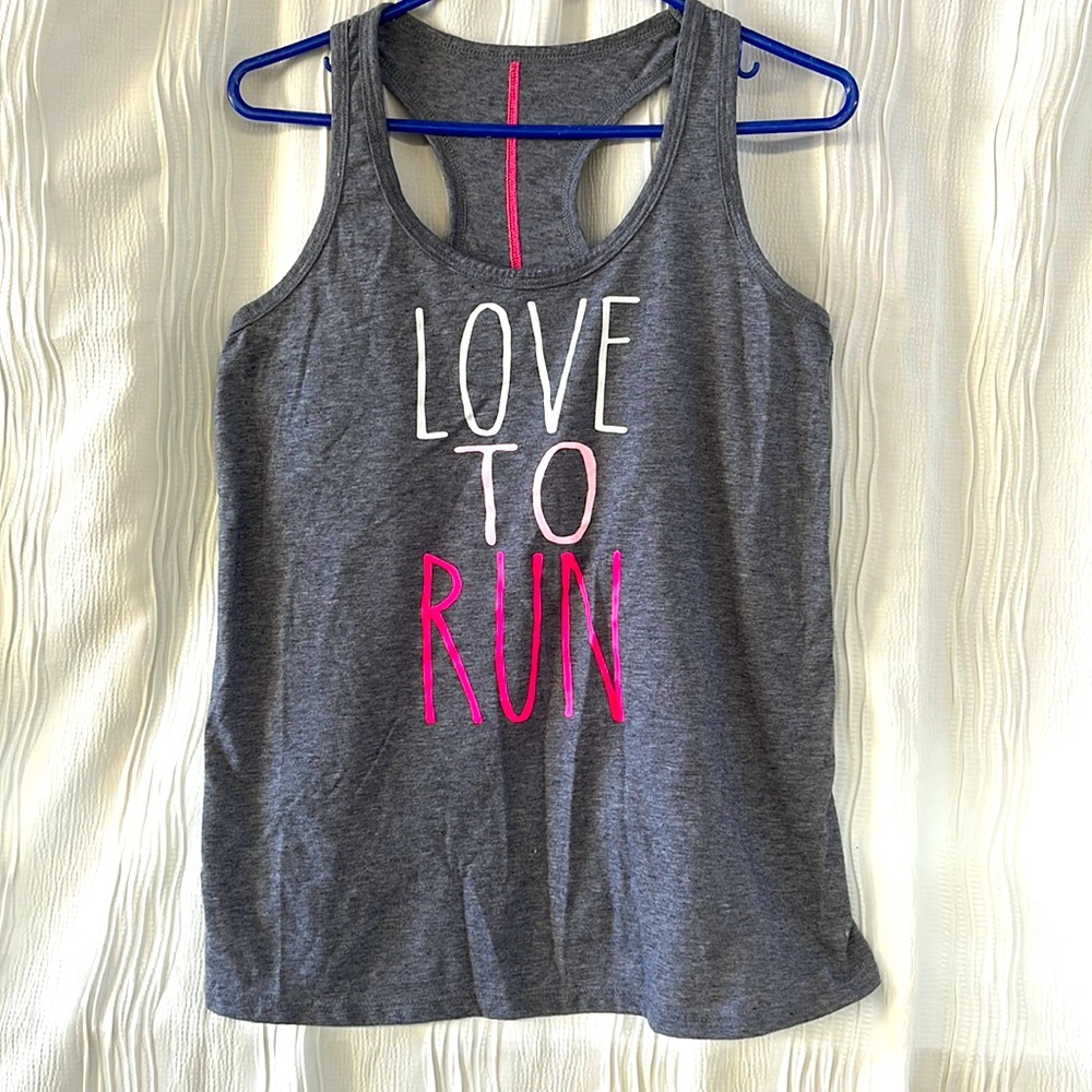 Danskin workout top “Love To Run”